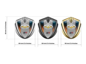 Toyota 3D Emblema Insignia Moderno Vista Superior 3D Manera